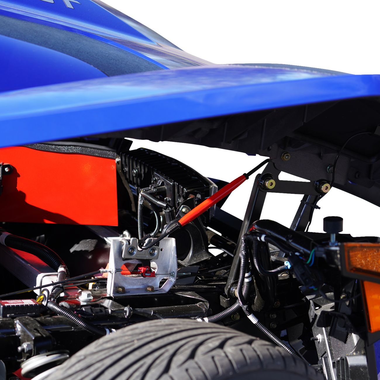 SHOW CHROME Adjustable Hood Rod - Hood Rod / Adjustable / Polaris Slingshot 0521-2105
