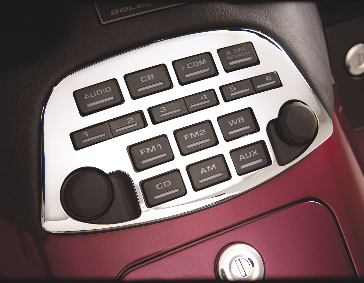 SHOW CHROME Chrome Radio Panel Accent - 2201-0019
