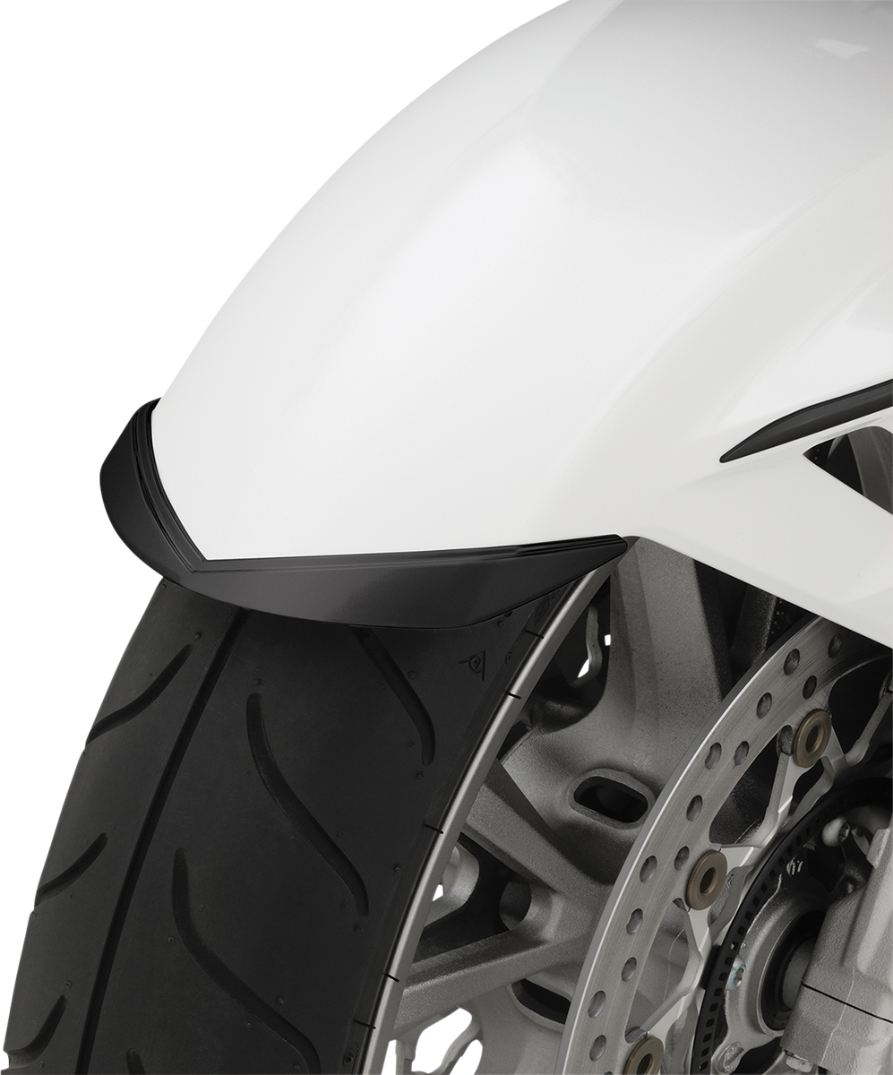 SHOW CHROME Front Fender Tip Accent - Fender Tip Accent / Front / Black 1405-0295