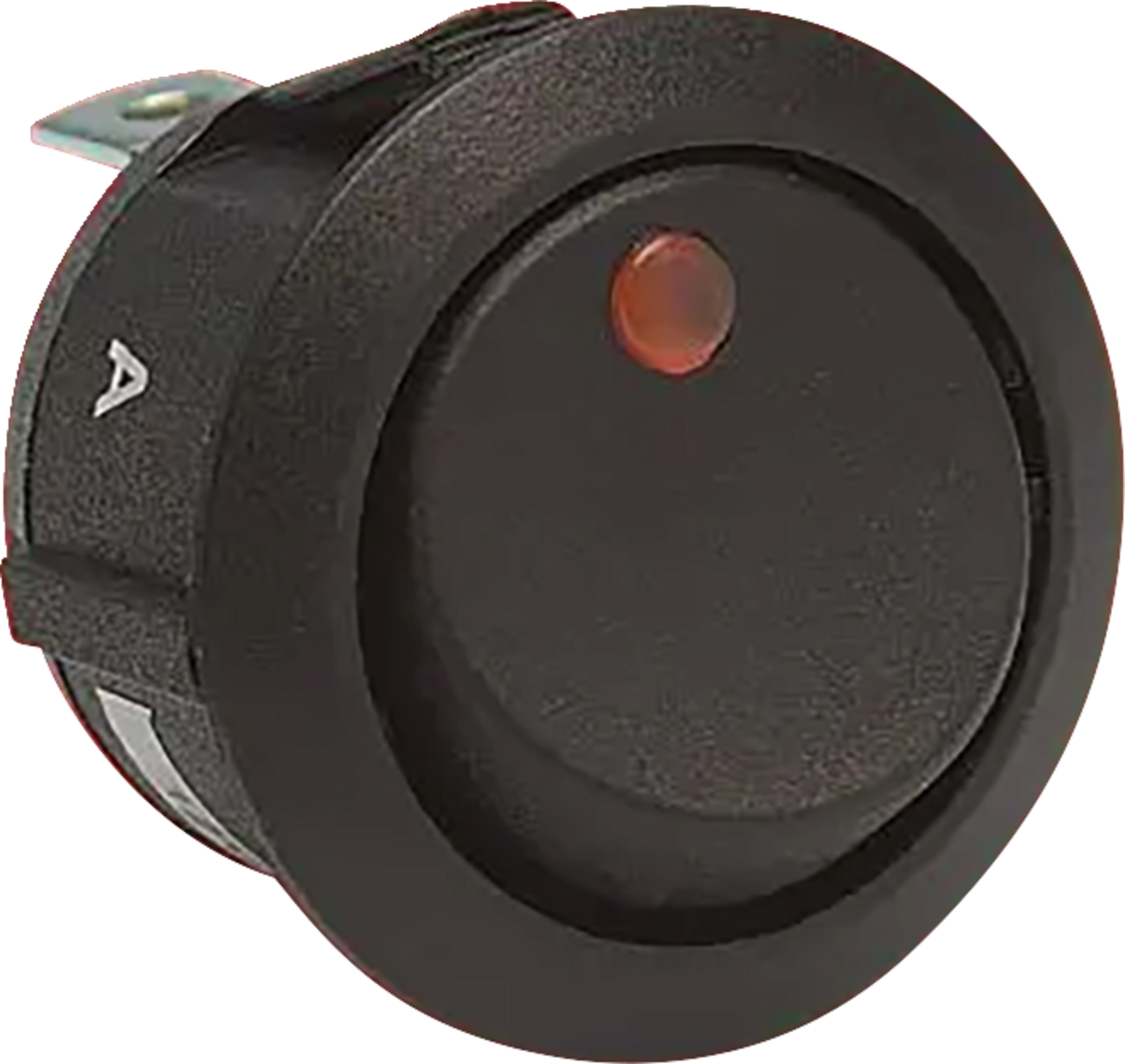 SHOW CHROME Illuminated Switch - Amber / Round 2050-0511