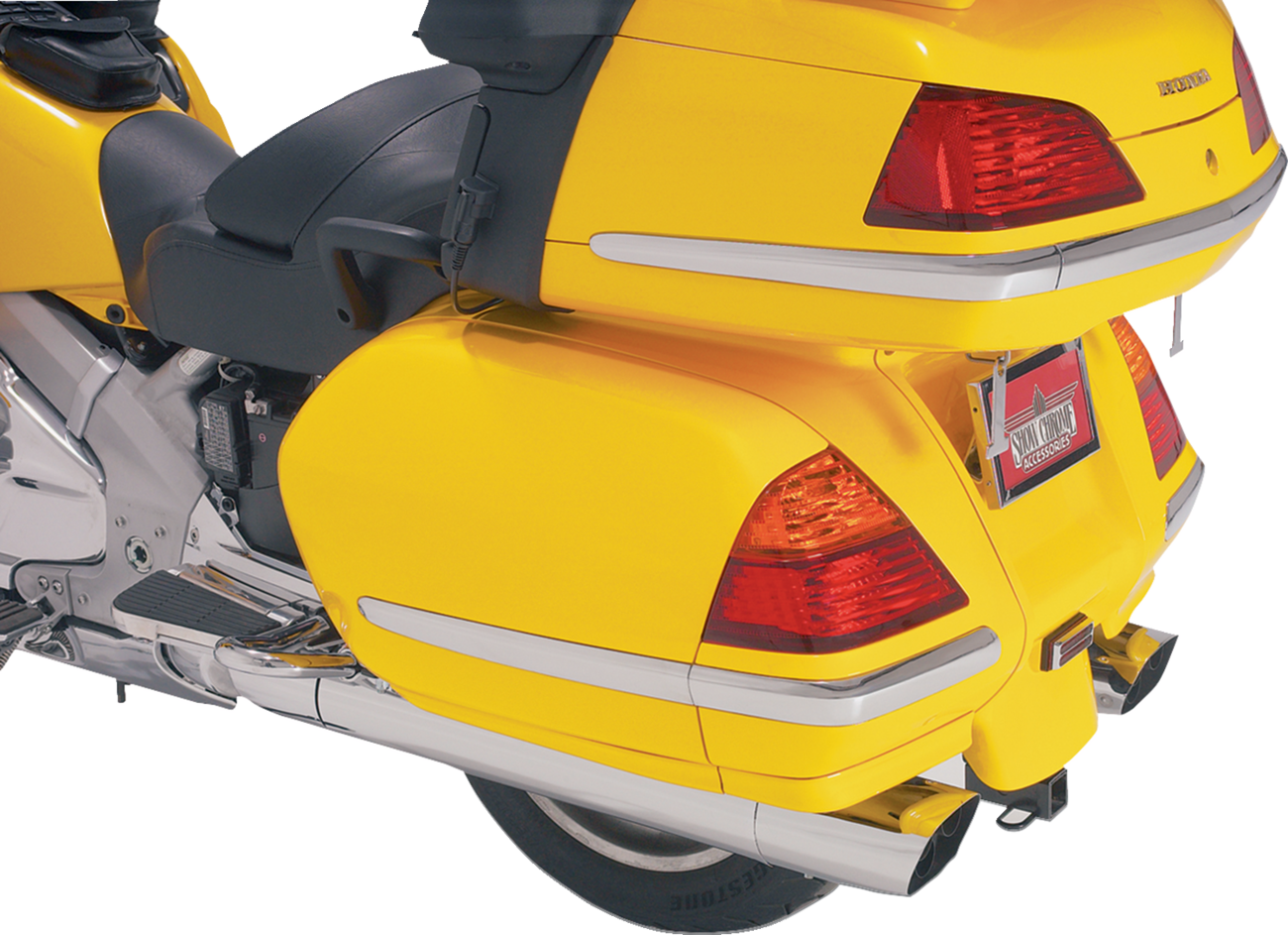 SHOW CHROME Saddlebag Molding - Saddlebag Molding Inserts / Chrome / GL1800 3550-0471