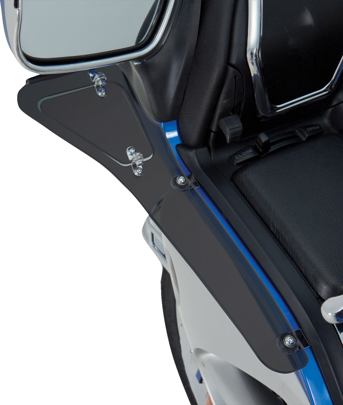 SHOW CHROME Upper Wind Deflectors - GL 1800 2350-0590