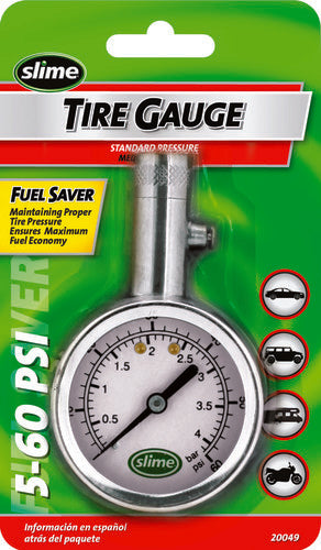 SLIME Tire Repair Gauge w/Bleed Valve - 20049