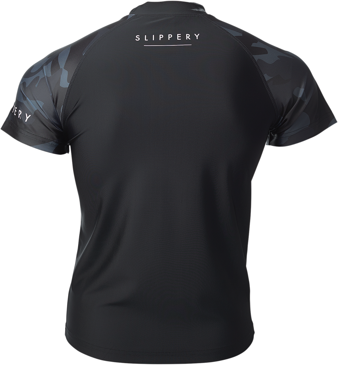SLIPPERY Rashguard - Short-Sleeve / Black/Camo / XS 3250-0135