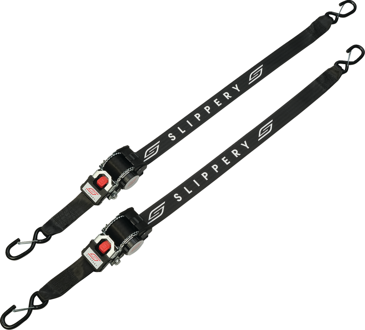 SLIPPERY Retractable Ratchet Tie-Downs — 2"