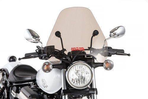 SLIPSTREAMER S-06 Spitfire Windshield - S-06-CHR-T-1.25"