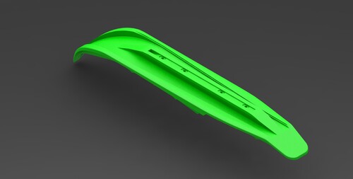 SLYDOG 7" Attack Skis - ATKSOLWHT