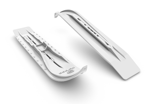 SLYDOG 8" Powderhound Skis - P8XSOLWHT