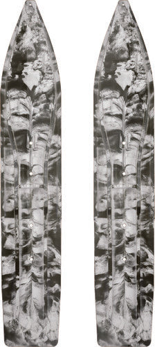SLYDOG 8" Powderhound Skis - P8XSWRBLKWHT