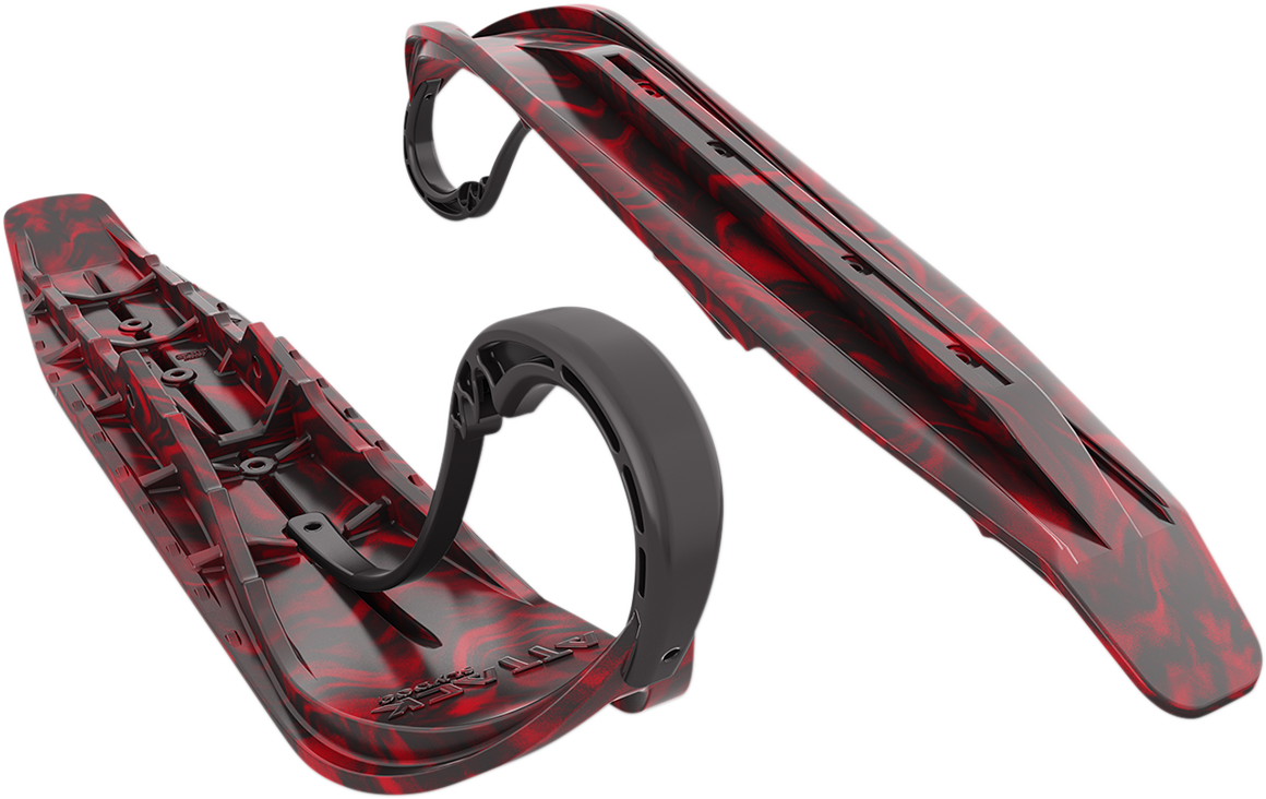 SLYDOG SKIS Attack Ski - 7" / Black/Red 4602-0170