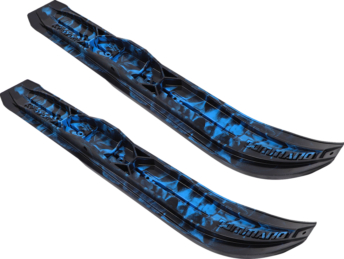 SLYDOG SKIS Command Ski - 6" / Black/Octane Blue 4602-0206