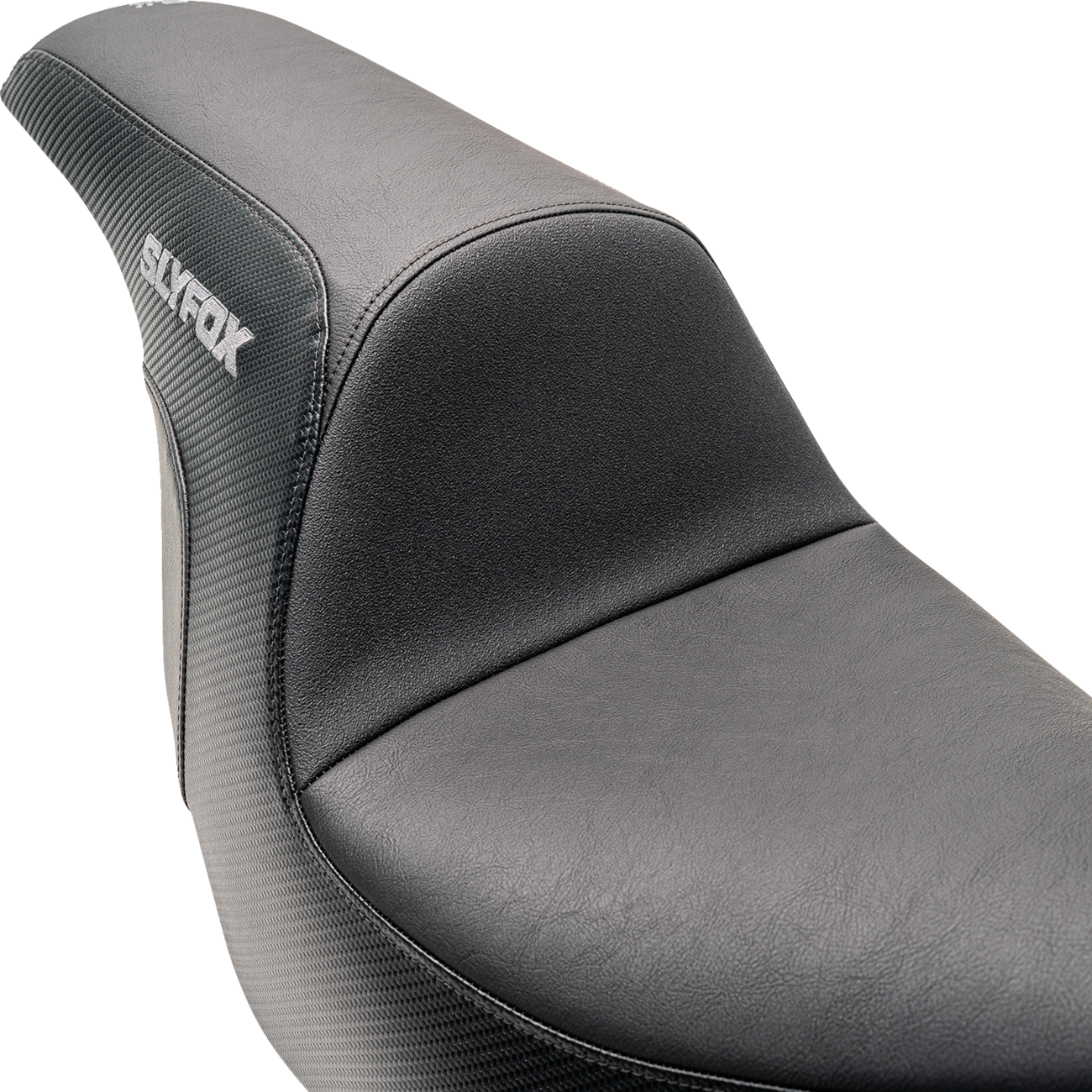 SLYFOX The Lowrider Drifter Seat - Lowrider Drifter Seat / Gray Logo / Smooth Vinyl / Carbon Fiber / FXLR/FLSB '18-'24 0802-1590