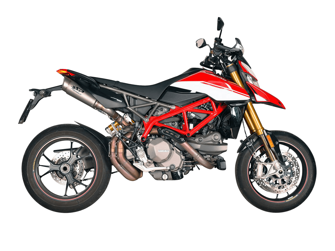 Spark Ducati Hypermotard 950 "Double Grid-O" Semi-Full Exhaust System (2019-2026)