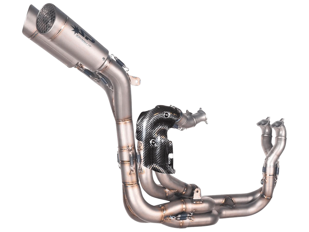 Spark Ducati Panigale V4 S/R Streetfighter "Double Grid-O" Titanium Full Exhaust System (WSBK Evolution) (SingleArm Rear) (Panigale V4 2018-2024 / Streetfighter V4 2020-2024)