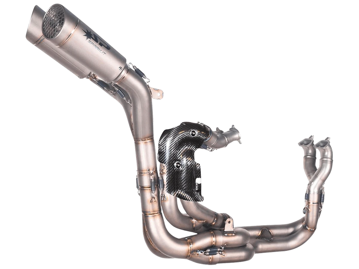 Spark Ducati Panigale V4 S/R Streetfighter "Double Grid-O" Titanium Full Exhaust System (WSBK Evolution) (SingleArm Rear) (Panigale V4 2018-2024 / Streetfighter V4 2020-2024)
