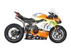 Spark Ducati Panigale V4 S/R Streetfighter "Double Grid-O" Titanium Full Exhaust System (WSBK Evolution) (SingleArm Rear) (Panigale V4 2018-2024 / Streetfighter V4 2020-2024)