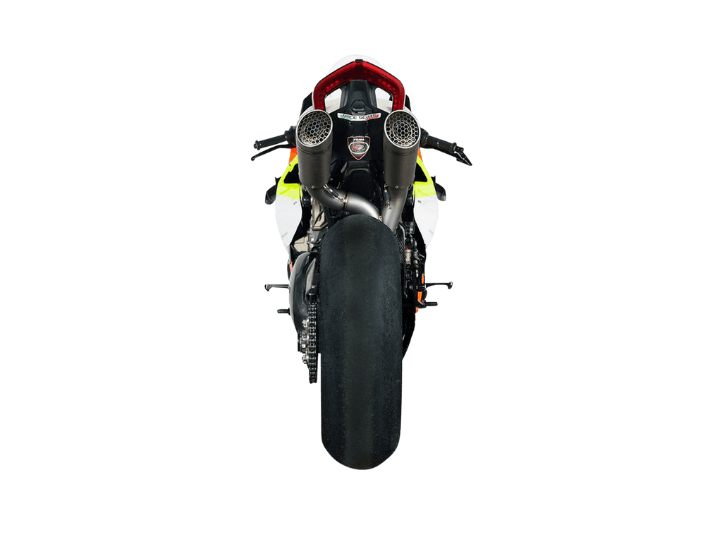 Spark Ducati Panigale V4 S/R Streetfighter "Double Grid-O" Titanium Full Exhaust System (WSBK Evolution) (SingleArm Rear) (Panigale V4 2018-2024 / Streetfighter V4 2020-2024)