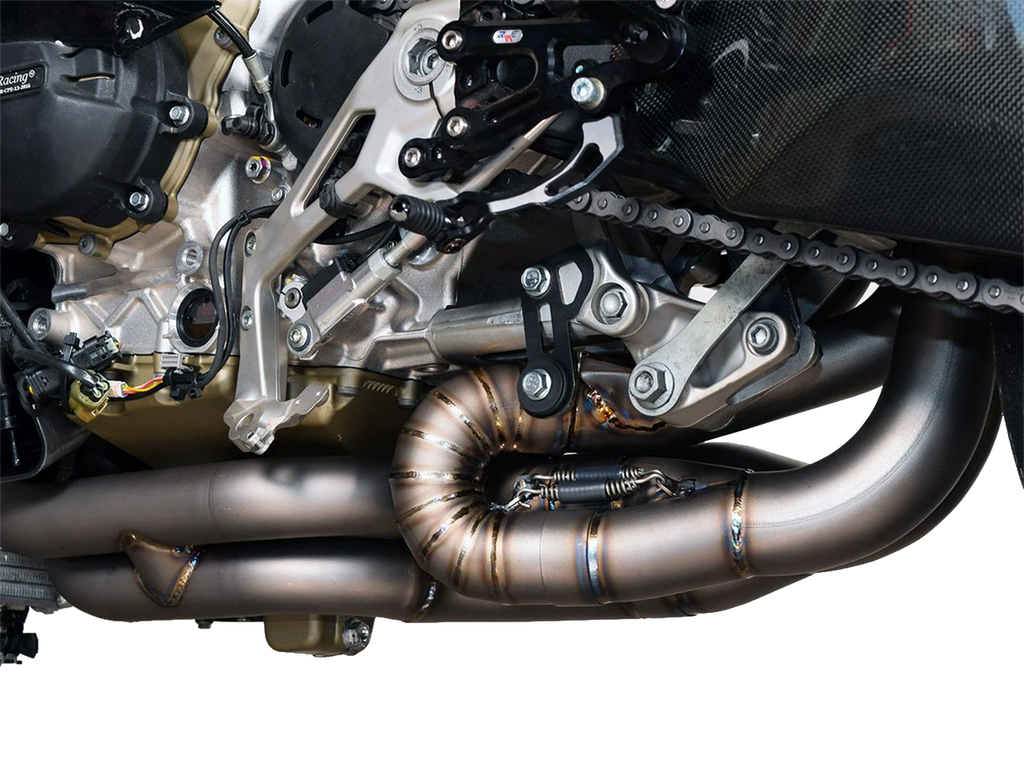 Spark Ducati Panigale V4 S/R Streetfighter "Double Dyno" Titanium Full Exhaust System (WSBK Evolution) (SingleArm Rear) (Panigale V4 2018-2024 / Streetfighter V4 2020-2024)