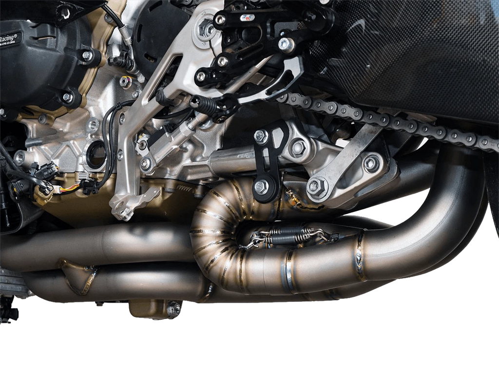 Spark Ducati Panigale V4 S/R Streetfighter "Double Grid-O" Titanium Full Exhaust System (WSBK Evolution) (SingleArm Rear) (Panigale V4 2018-2024 / Streetfighter V4 2020-2024)