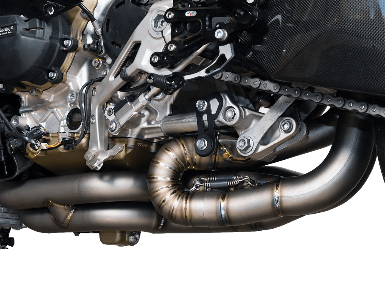 Spark Ducati Panigale V4 S/R Streetfighter "Double Grid-O" Titanium Full Exhaust System (WSBK Evolution) (SingleArm Rear) (Panigale V4 2018-2024 / Streetfighter V4 2020-2024)
