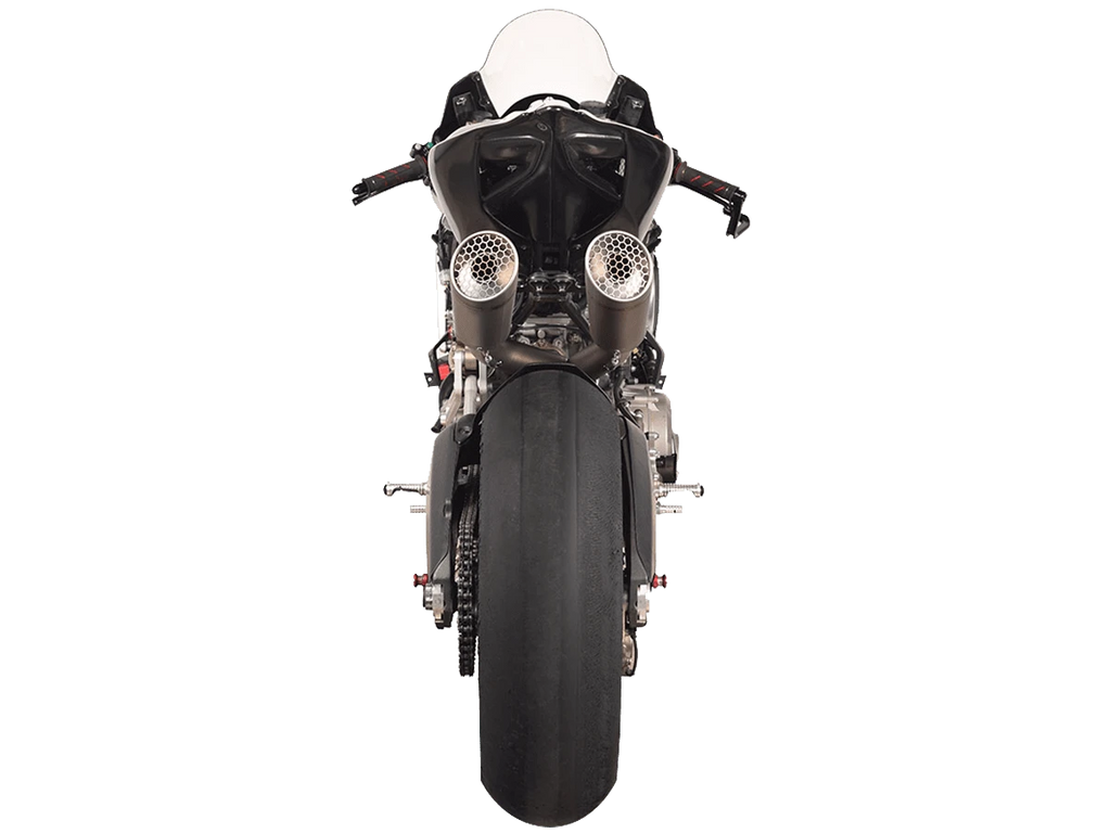 Spark Ducati Panigale V2 / 959 "Double Grid-O" Titanium Full Exhaust System (SingleArm Rear) (WSBK Evolution) (899 2014-2015 / 959 2016-2019 / V2 2020-2024)