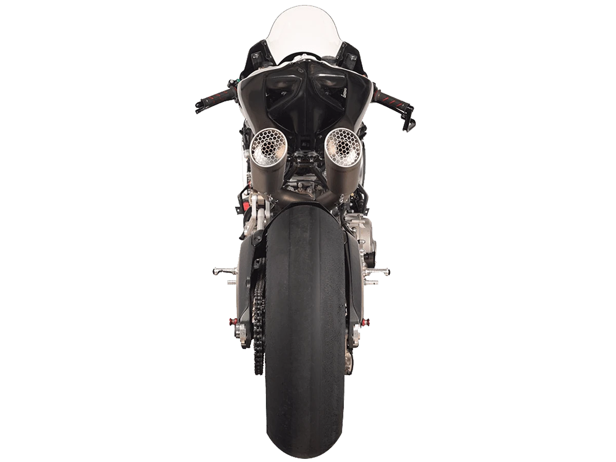 Spark Ducati Panigale V2 / 959 "Double Grid-O" Titanium Full Exhaust System (SingleArm Rear) (WSBK Evolution) (899 2014-2015 / 959 2016-2019 / V2 2020-2024)