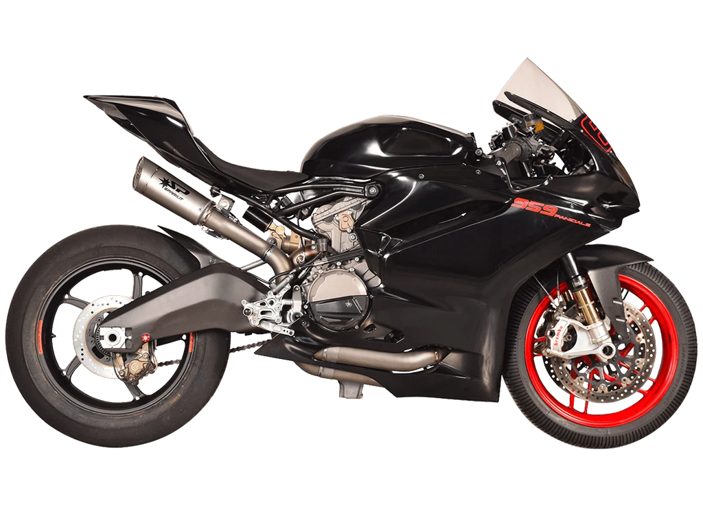 Spark Ducati Panigale V2 / 959 "Double Grid-O" Titanium Full Exhaust System (SingleArm Rear) (WSBK Evolution) (899 2014-2015 / 959 2016-2019 / V2 2020-2024)