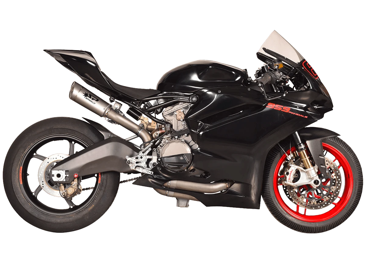 Spark Ducati Panigale V2 / 959 "Double Grid-O" Titanium Full Exhaust System (SingleArm Rear) (WSBK Evolution) (899 2014-2015 / 959 2016-2019 / V2 2020-2024)
