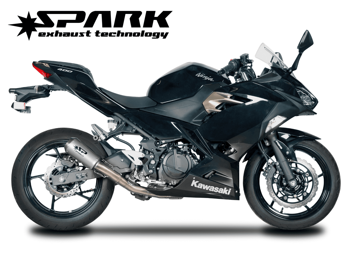 Spark Kawasaki Ninja 500 / 400 "GP" Full Exhaust System (Ninja 400 2018-2023 / Ninja 500 2024-2026)