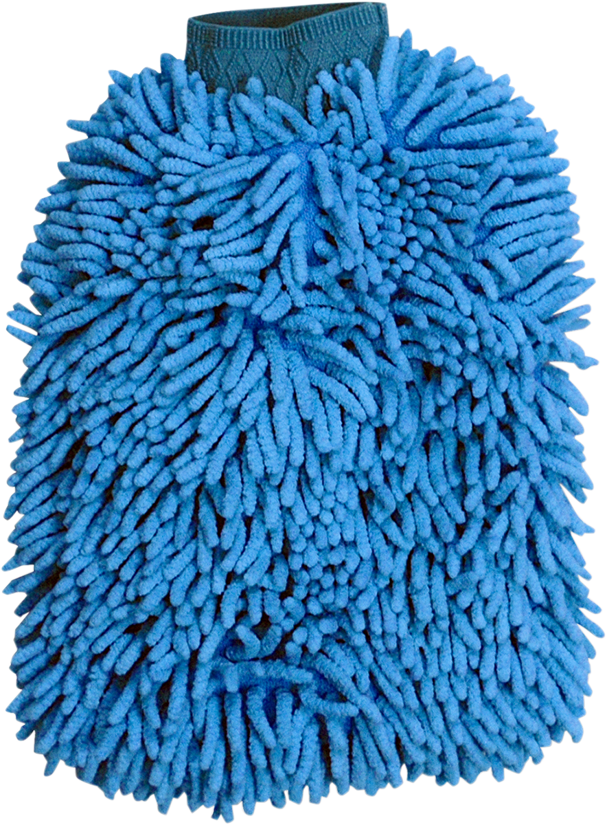 STAR BRITE Microfiber Raggae Wash Mitt - Microfiber Wash Mitt / Blue 3704-0254