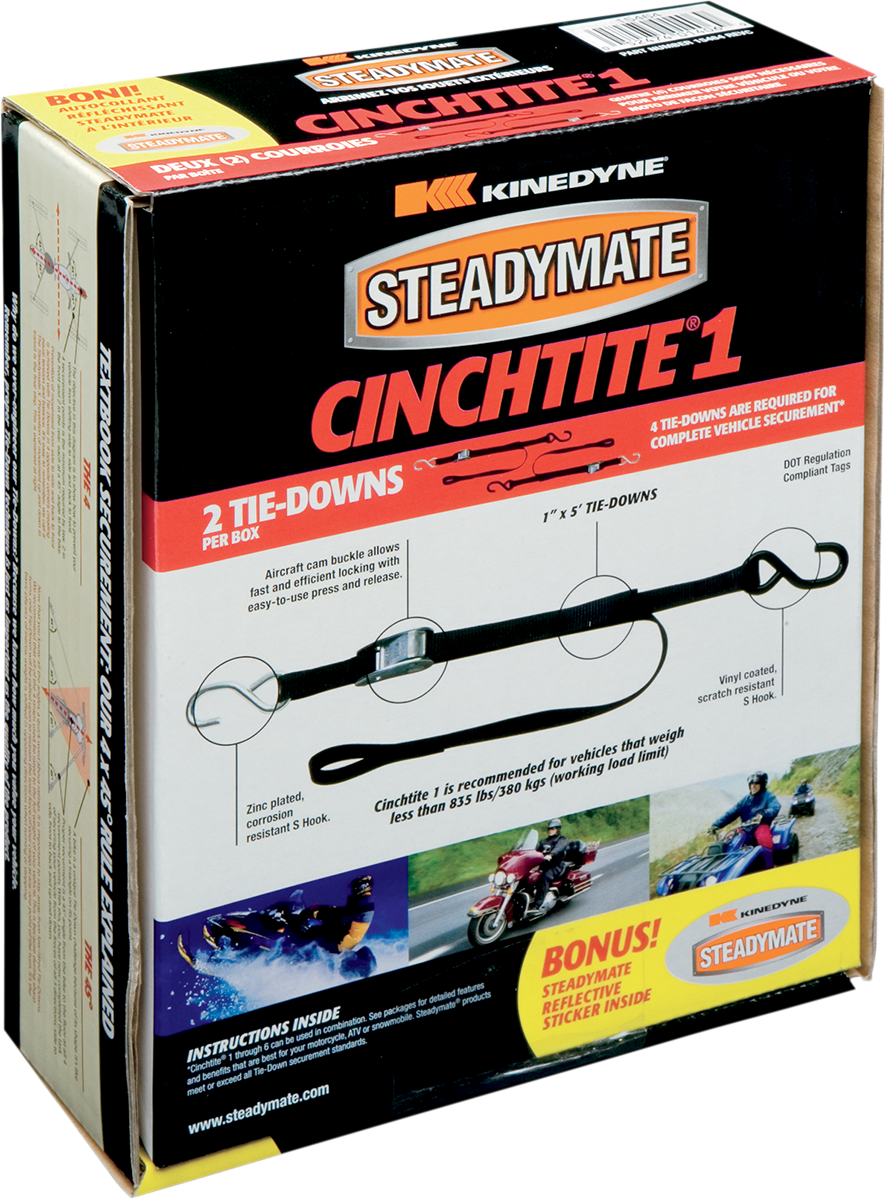 STEADYMATE Cinchtite 1 Tie-Down Strap - Cinchtite Cam Tie-Down 3920-0245