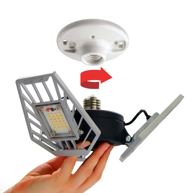 STKR Trilight Motion Activated Ceiling Light V2 - 14276