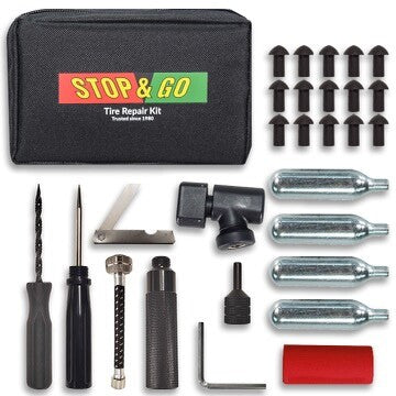 STOP & GO Pocket Tire Plugger Kit Plus CO2 - 1001A