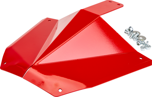 STRAIGHTLINE Front Bumper Skid Plate - 183-242-RED
