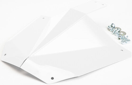 STRAIGHTLINE Front Bumper Skid Plate - 183-242-WHITE