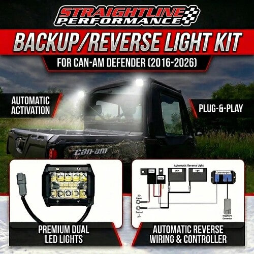 STRAIGHTLINE SmartWire Back/Reverse Light Kits Premium with Lights - 282-107