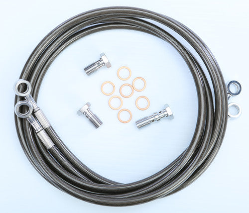 STREAMLINE Front Brake Line Kit - YFZ450-2F-2SMOKE