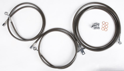 STREAMLINE Rear Brake Line Kit - X3XRS-R-4-SMOKE