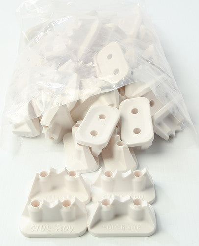 STUD BOY 2-Ply Super Lite Pro Series Double Backers - 2512-P2-WHT