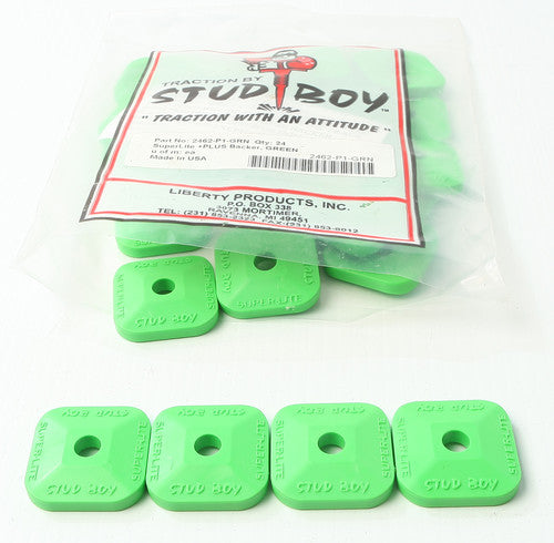 STUD BOY Super Lite Plus Single Backers - 2462-P1-GRN