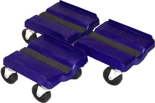 SUPERCADDY Four Wheel Dolly Set - SS BLU