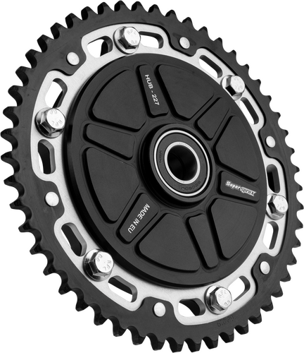 SUPERSPROX CUSHDRIVE CONVERSION 51T SPROCKET BLK SIL BLK - KIT_227-725:51