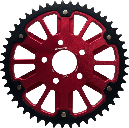 SUPERSPROX Stealth 53T Rear Sprockets - RST-7080:53-RED