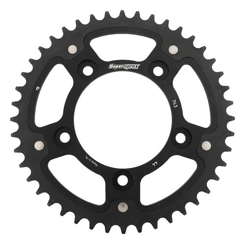 SUPERSPROX Stealth Rear Sprocket - RST-743-44-BLK