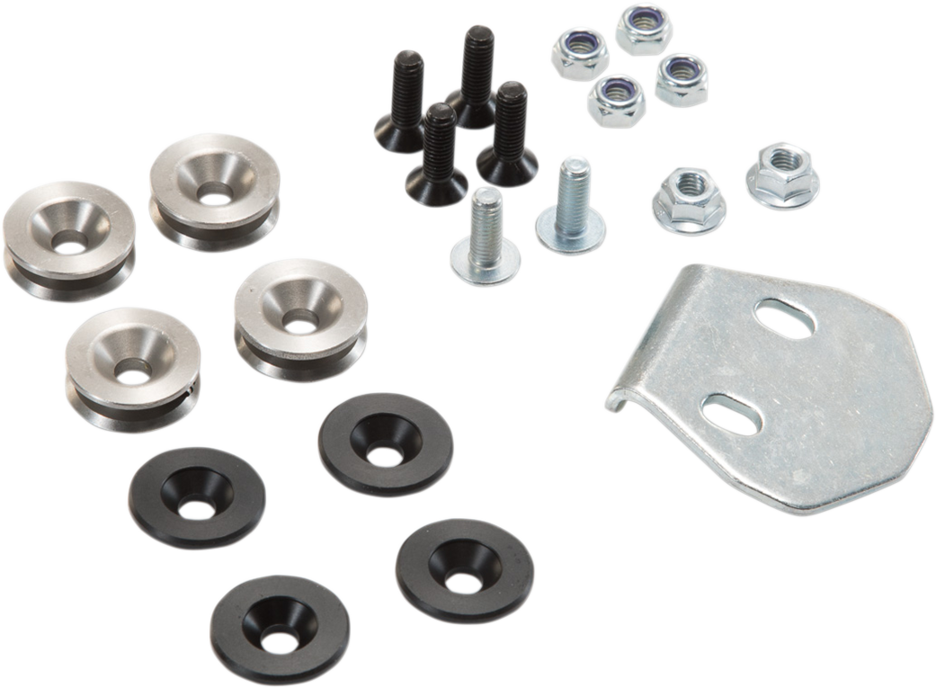SW-MOTECH Adapter Kit for ADVENTURE-RACK - Black/Silver / TRAX Adventure/ION/EVO 1510-0512