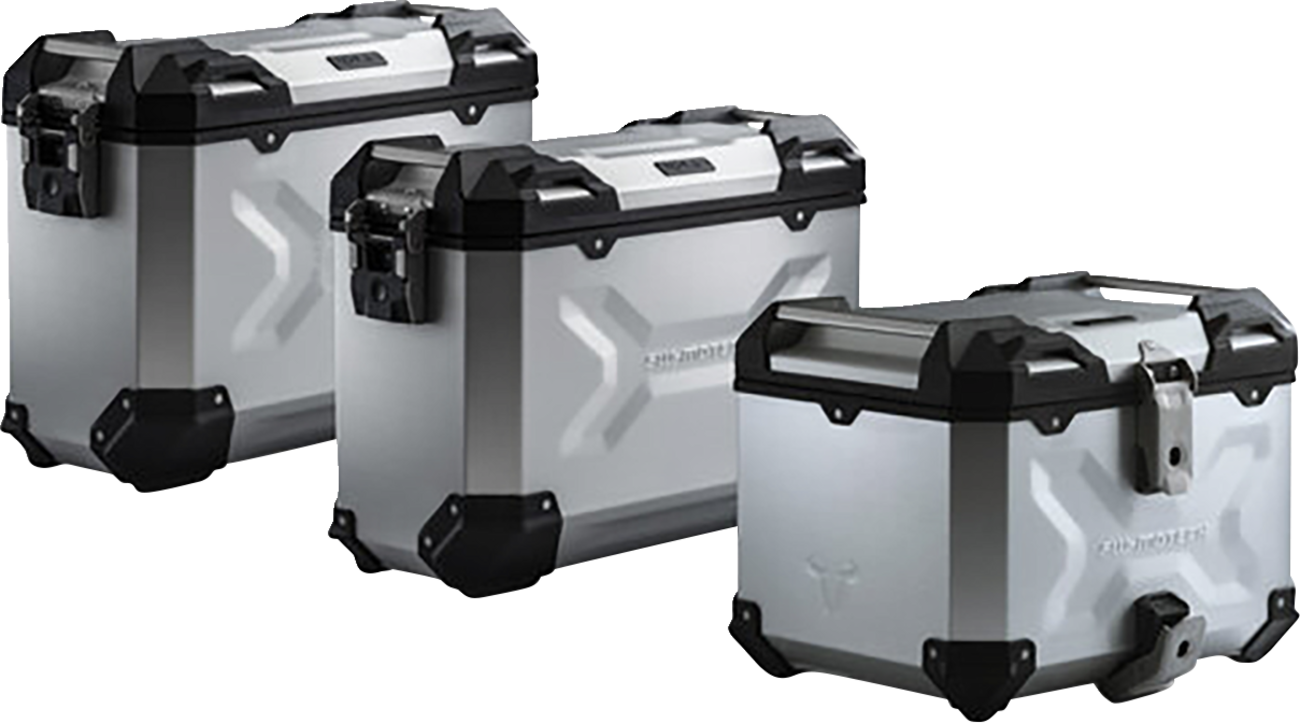 SW-MOTECH Adventure Luggage System - Silver / Triumph Tiger 800/1200 '20-'24 3580-0126