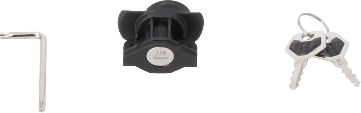 SW-MOTECH DUSC Hard Case Lock Set - Black 3550-0426