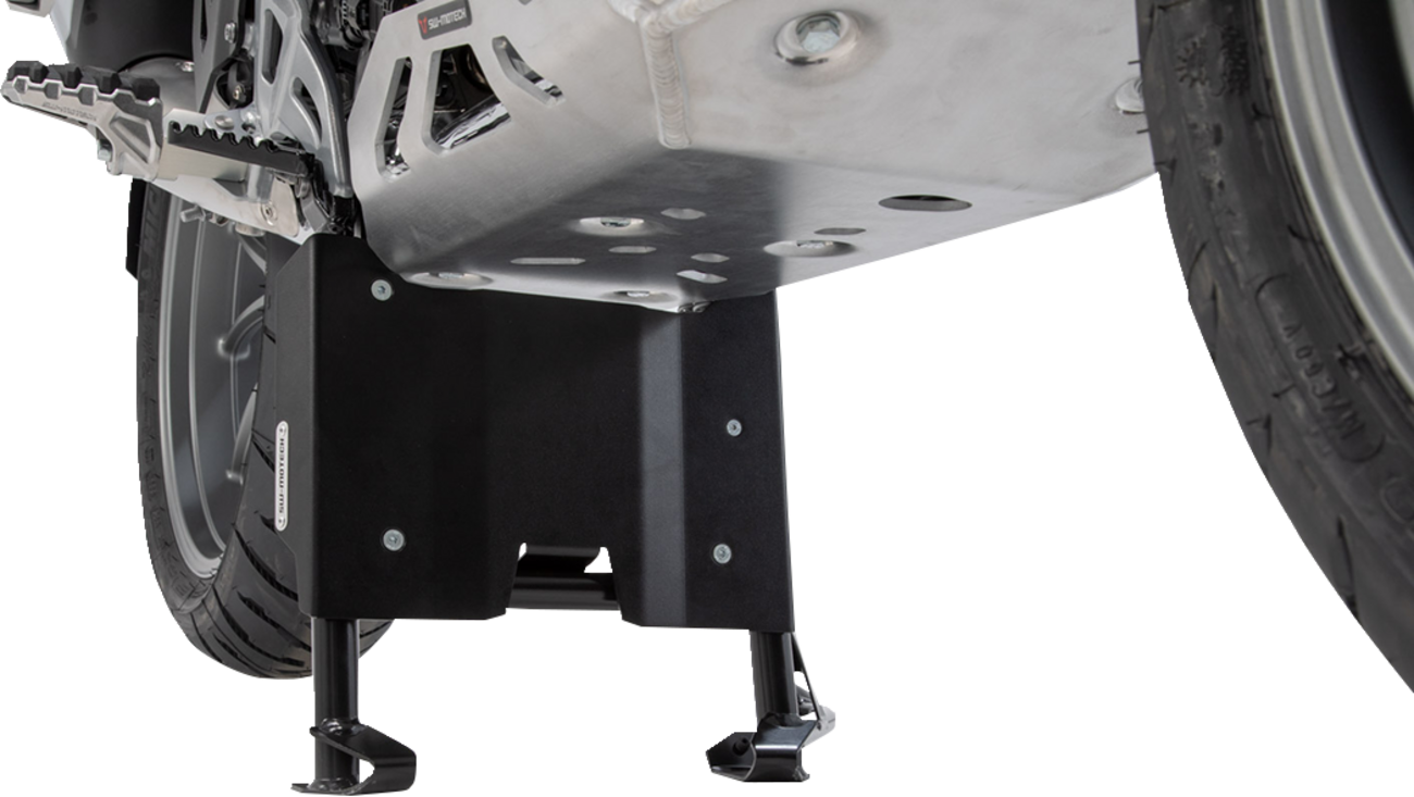SW-MOTECH Engine Guard Extension - Engine Guard Extension for Centerstand / Black / BMW / 1200/1250 GS 0506-1769
