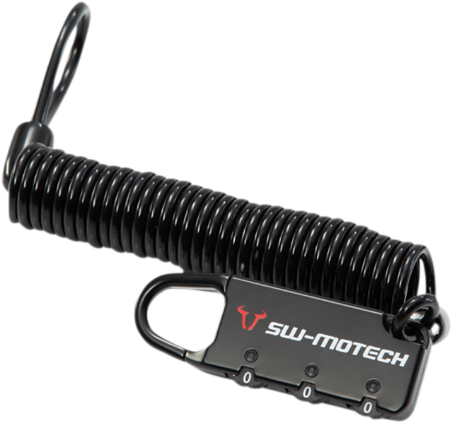 SW-MOTECH Motorcycle Luggage Cable Lock - Luggage Lock / with Cable 4010-0404
