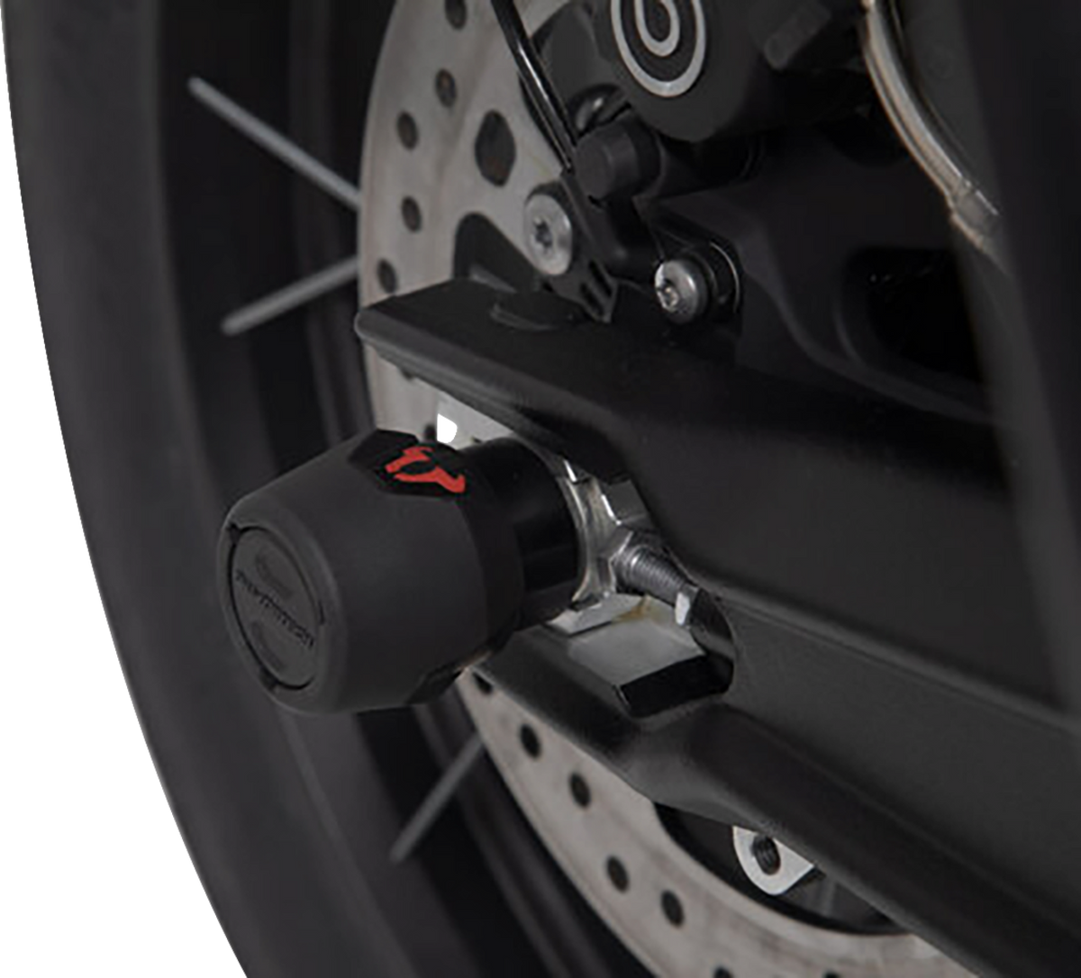 SW-MOTECH Rear Axle Slider - Axle Sliders / Rear / Set / Triumph Tiger 0505-2195